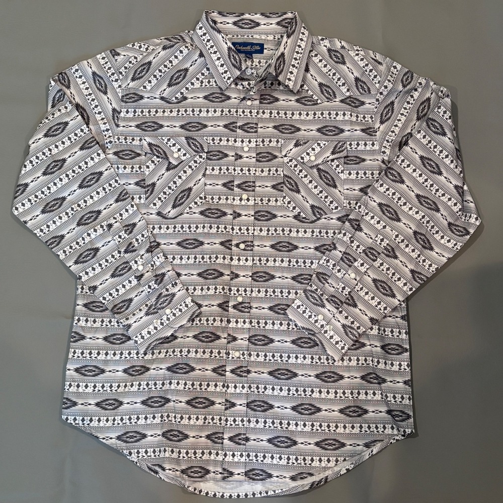 Panhandle Slim Men's Large Pearl Snap Shirt Cotton Southwest Western NWOT